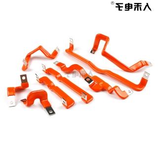 New energy vehicle PACK battery connection bar insulated impregnated plastic copper bar